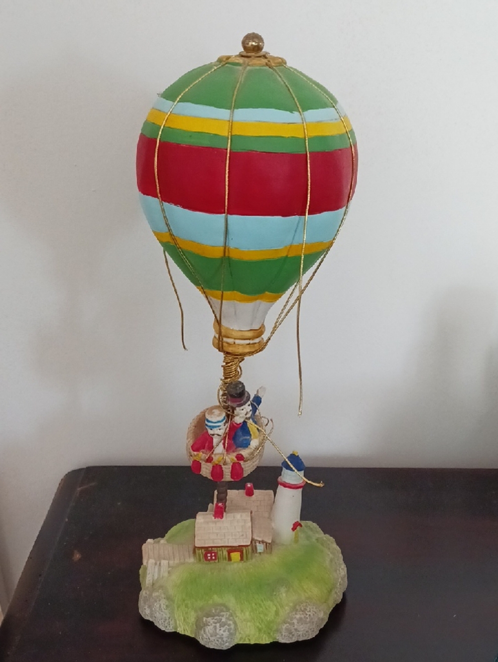 Vintage George Good "My Beautiful Balloon" music box Hot Air Balloon